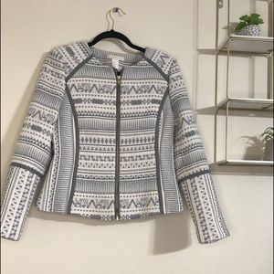 Cream and Gray Blazer!